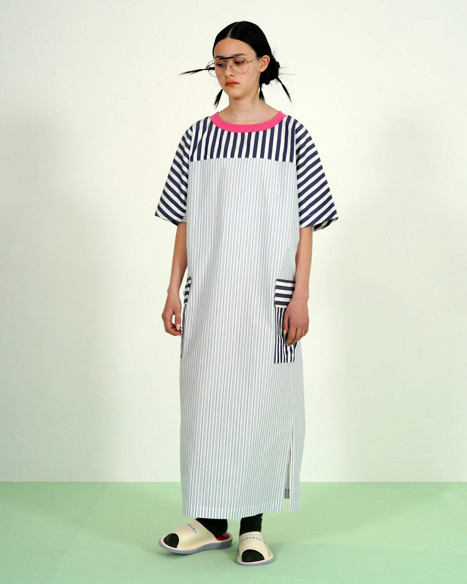 PANELED MAXI DRESS - TUCKSHOP