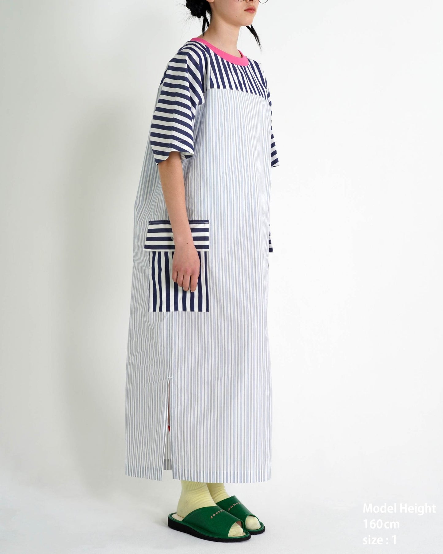 PANELED MAXI DRESS - TUCKSHOP