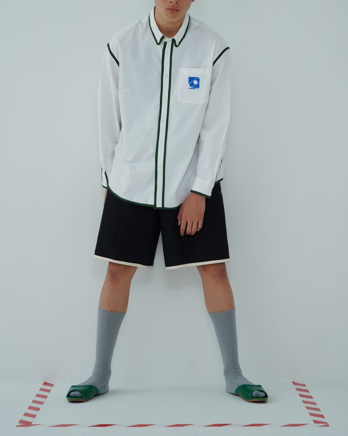PIPING LONG SLEEVE SHIRT - TUCKSHOP