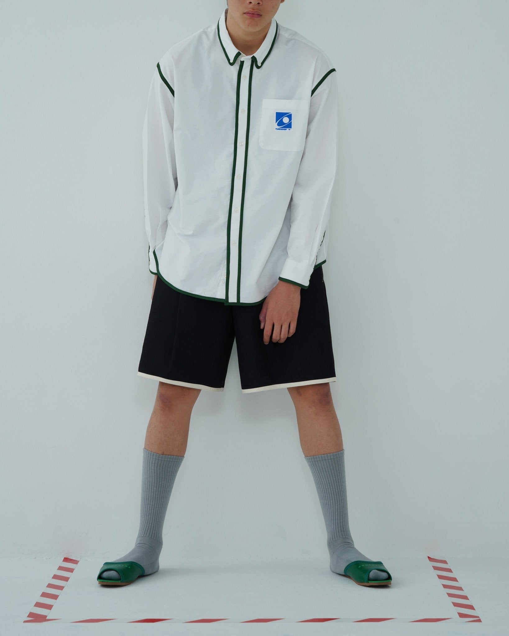PIPING LONG SLEEVE SHIRT - TUCKSHOP