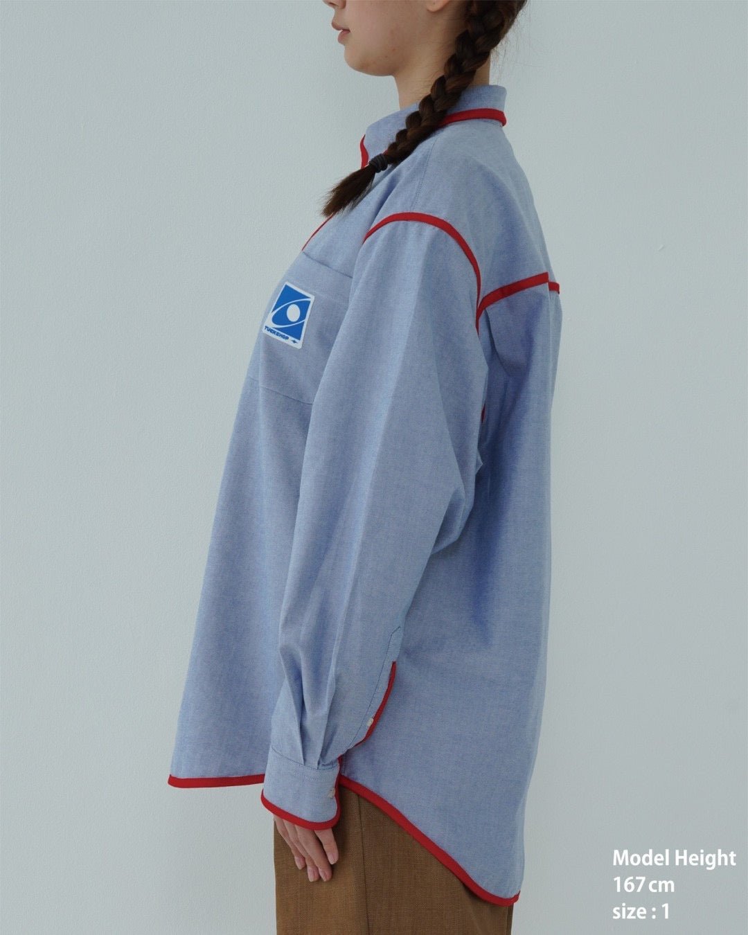 PIPING LONG SLEEVE SHIRT - TUCKSHOP