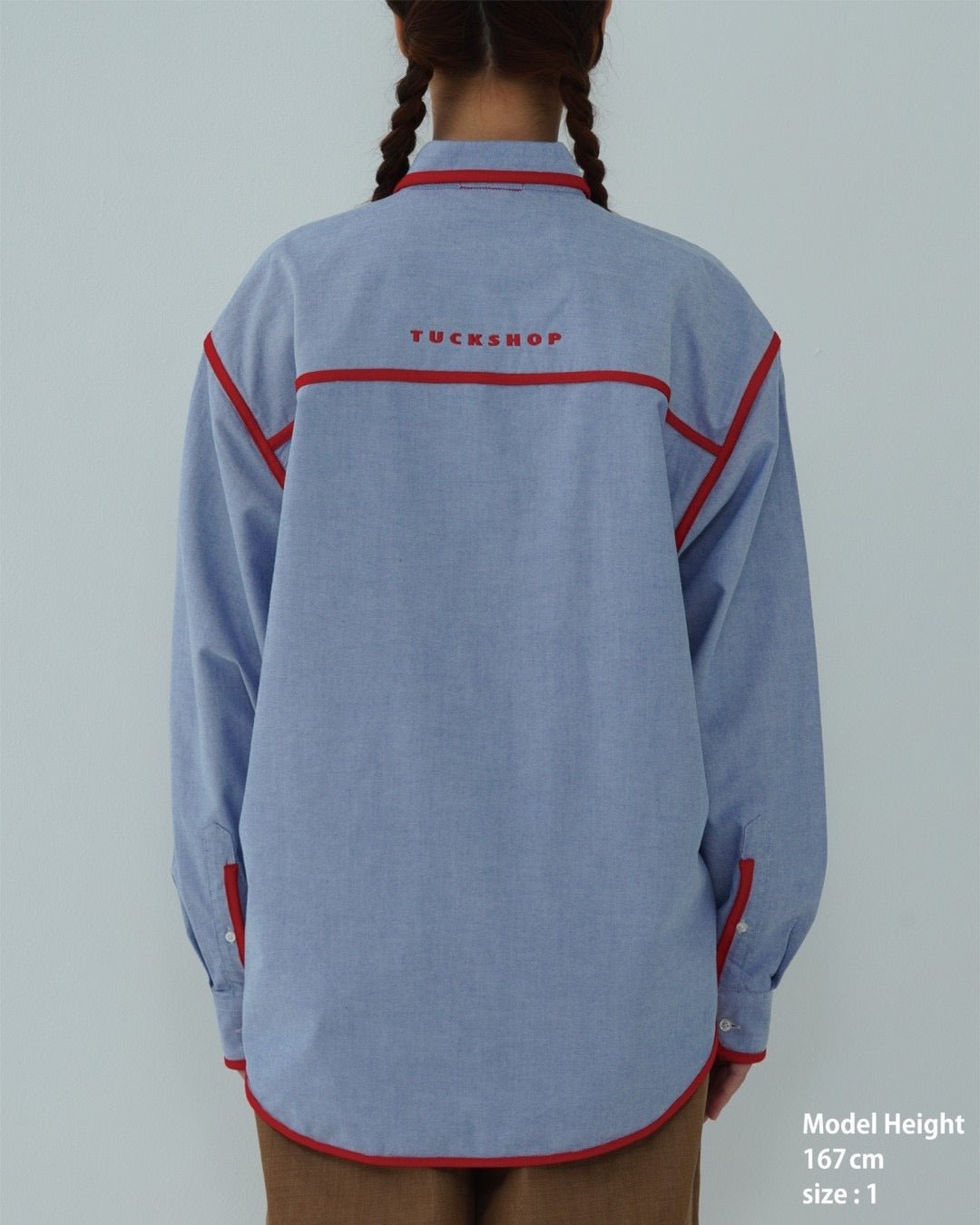 PIPING LONG SLEEVE SHIRT - TUCKSHOP