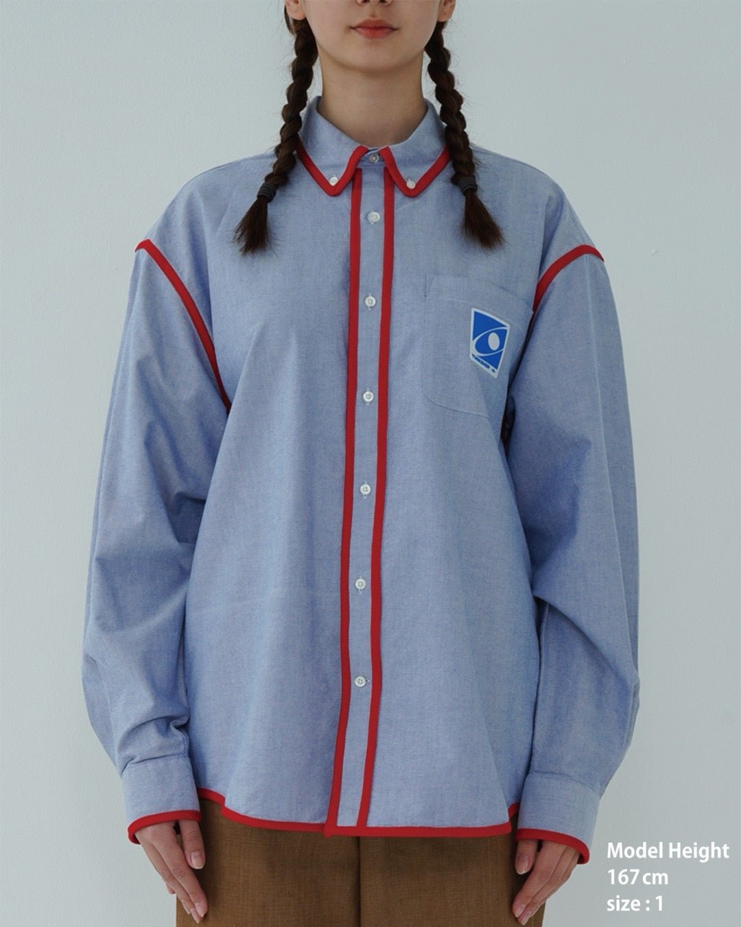 PIPING LONG SLEEVE SHIRT - TUCKSHOP