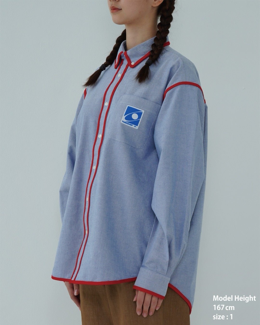 PIPING LONG SLEEVE SHIRT - TUCKSHOP