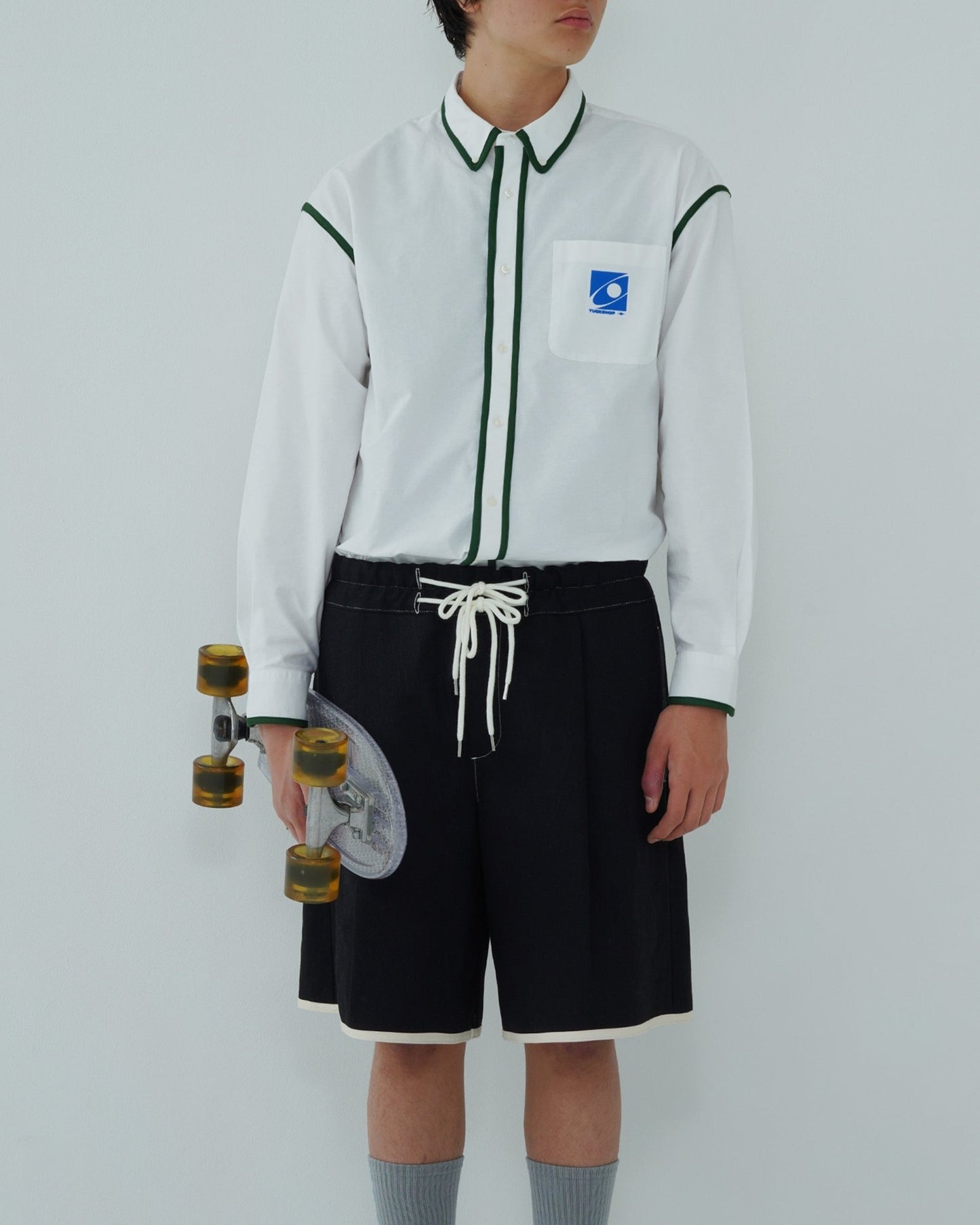 PIPING LONG SLEEVE SHIRT - TUCKSHOP