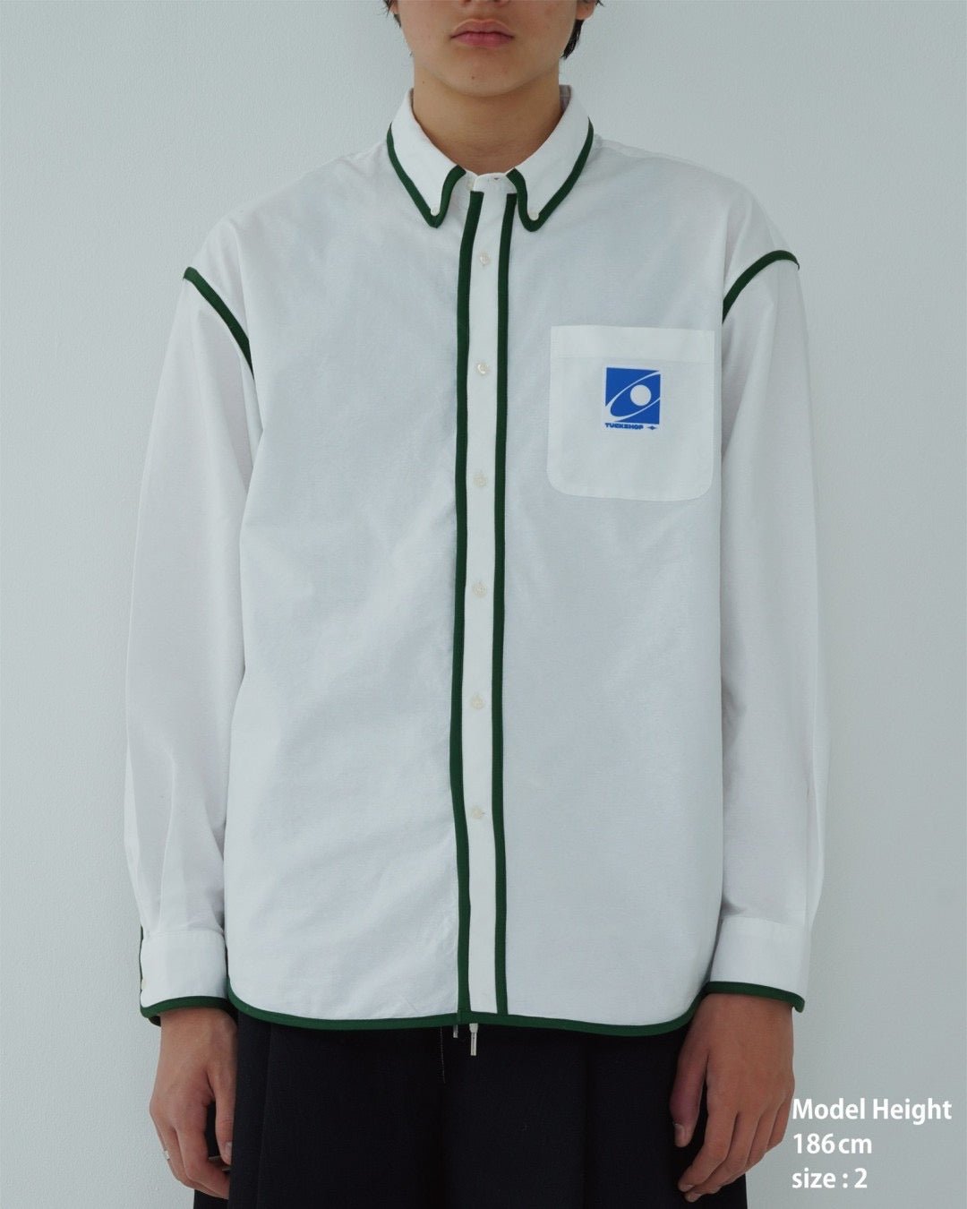 PIPING LONG SLEEVE SHIRT - TUCKSHOP