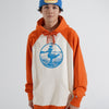 PRINTED RAGLAN HOODIE - TUCKSHOP