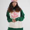 PRINTED RAGLAN HOODIE - TUCKSHOP