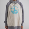 PRINTED RAGLAN HOODIE - TUCKSHOP