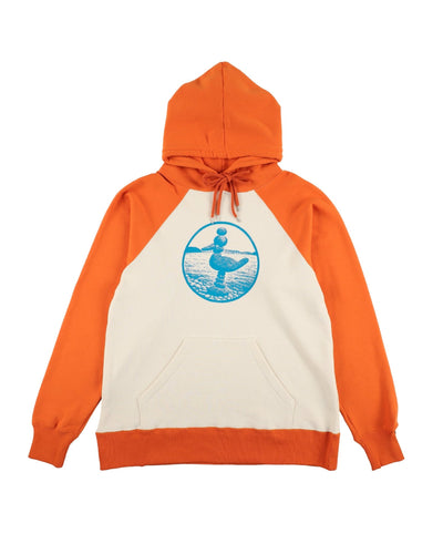 PRINTED RAGLAN HOODIE - TUCKSHOP