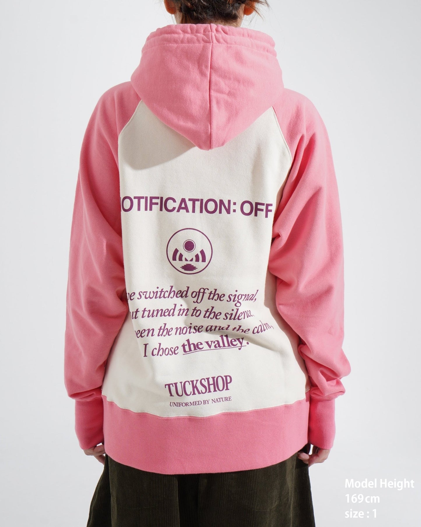 PRINTED RAGLAN HOODIE - TUCKSHOP