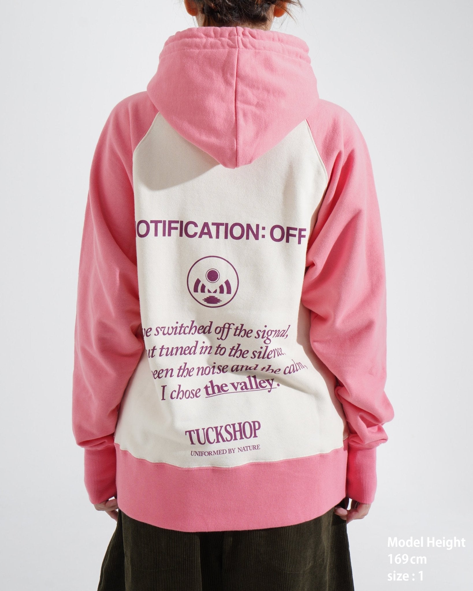 PRINTED RAGLAN HOODIE - TUCKSHOP