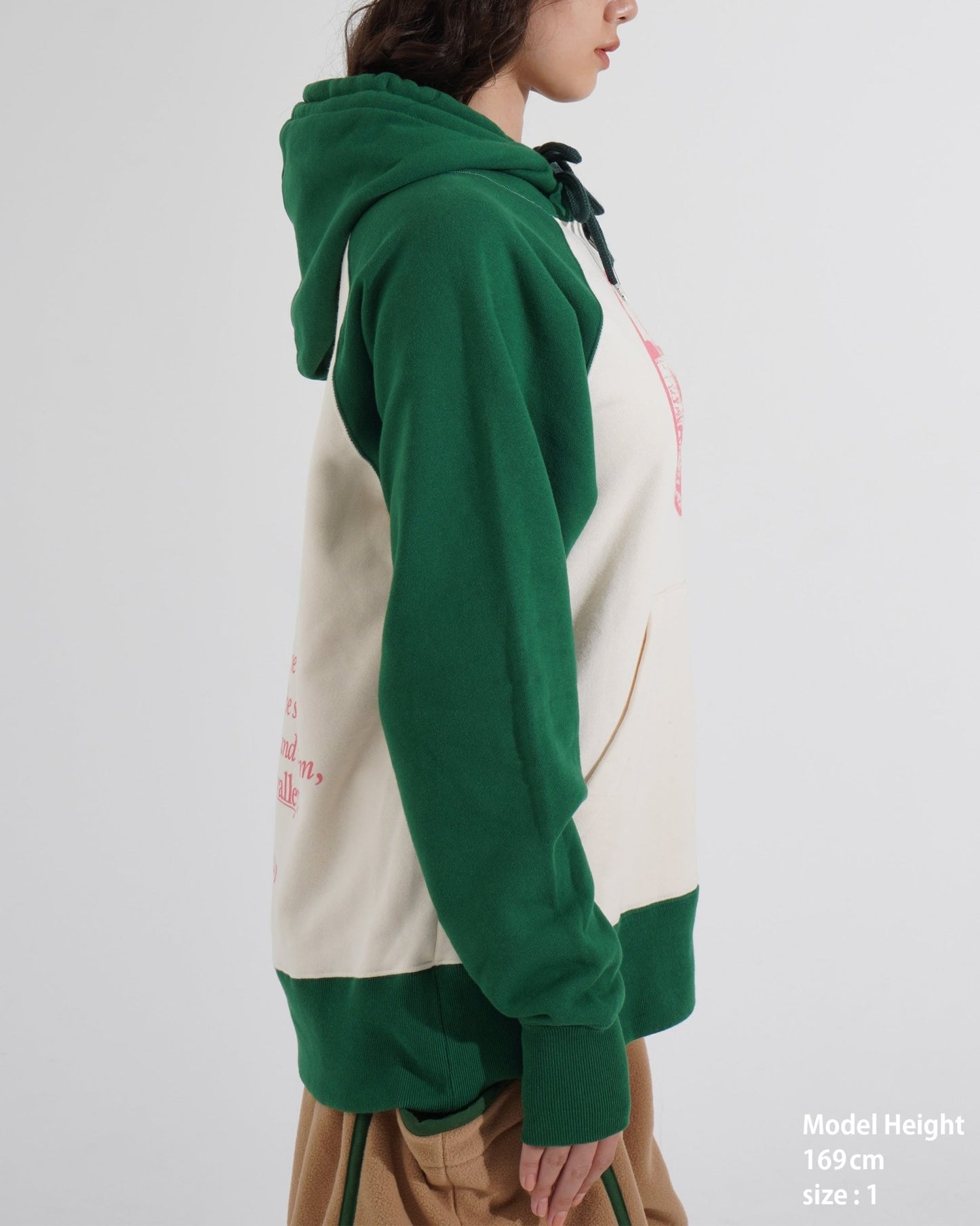 PRINTED RAGLAN HOODIE - TUCKSHOP