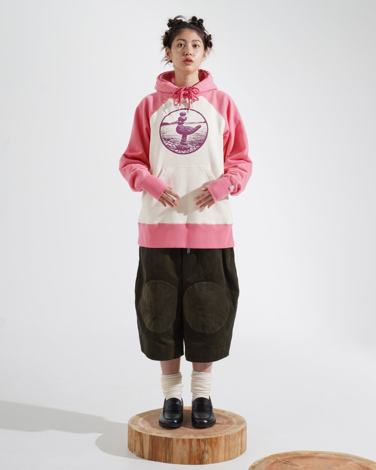 PRINTED RAGLAN HOODIE - TUCKSHOP