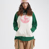 PRINTED RAGLAN HOODIE - TUCKSHOP