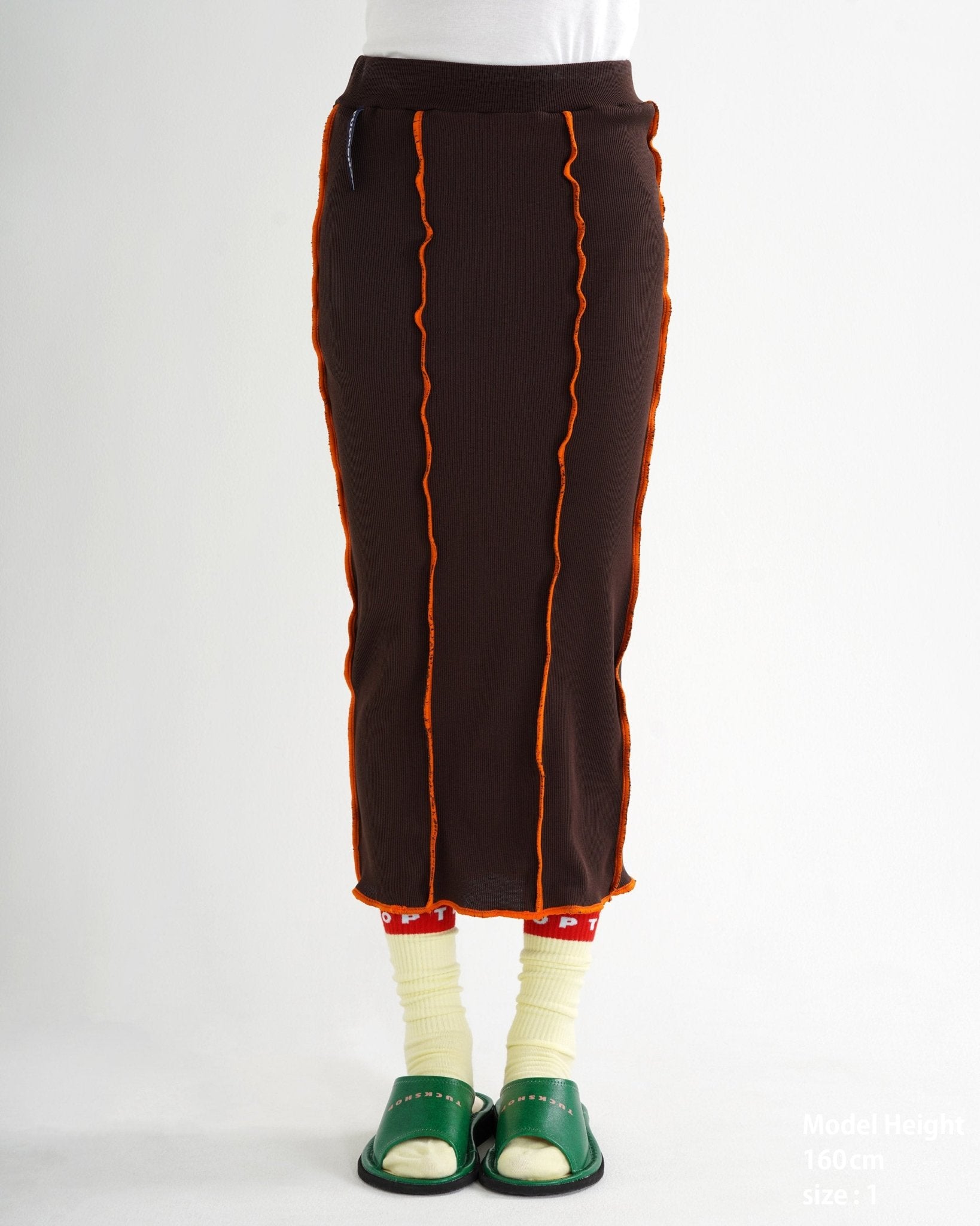 RIB MAXI SKIRT - TUCKSHOP