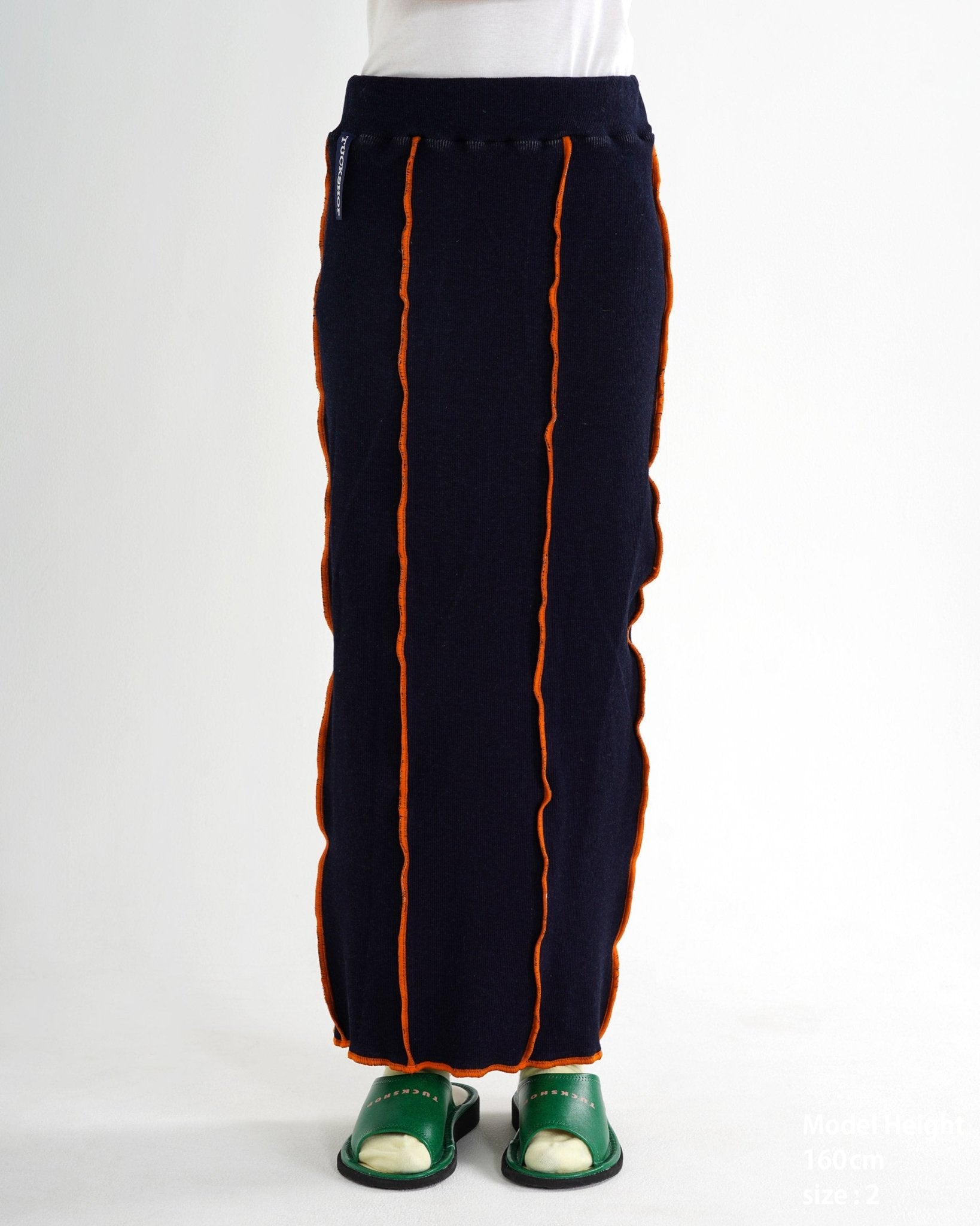 RIB MAXI SKIRT - TUCKSHOP