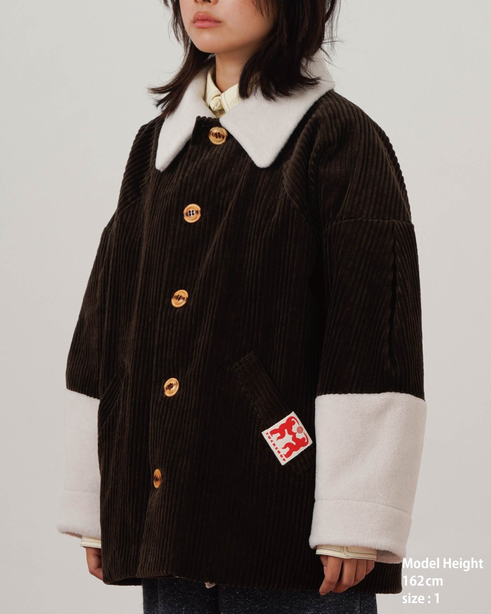 SHERPA CORDUROY COAT - TUCKSHOP
