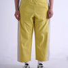 SNAP DENIM PANTS / bright yellow & off white - TUCKSHOP