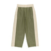SNAP DENIM PANTS / khaki & off white - TUCKSHOP