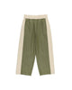 SNAP DENIM PANTS / khaki & off white - TUCKSHOP