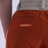 SNAP DENIM PANTS / orange & off white - TUCKSHOP