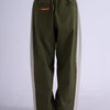 SNAP DENIM PANTS / orange & off white - TUCKSHOP