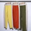 SNAP DENIM PANTS / orange & off white - TUCKSHOP