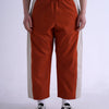 SNAP DENIM PANTS / orange & off white - TUCKSHOP