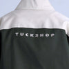 SPLIT SS SHIRT / off white & khaki - TUCKSHOP