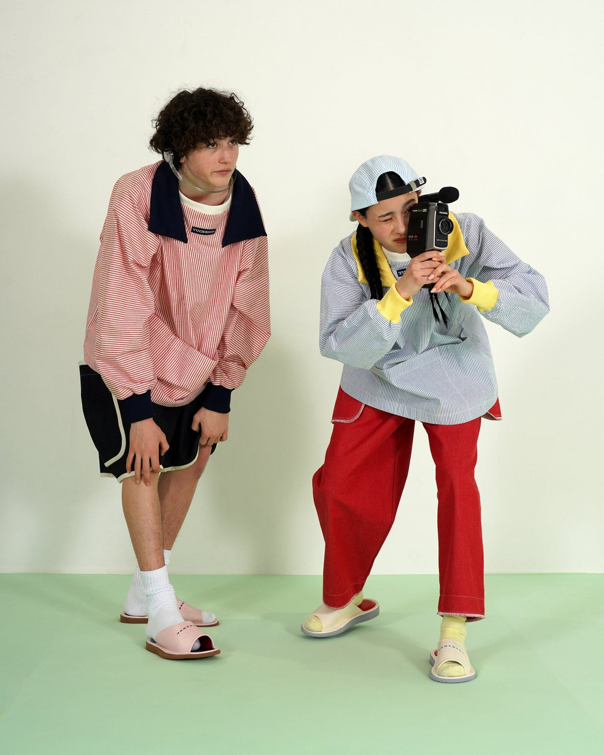 STRIPE COLLAR PULLOVER - TUCKSHOP