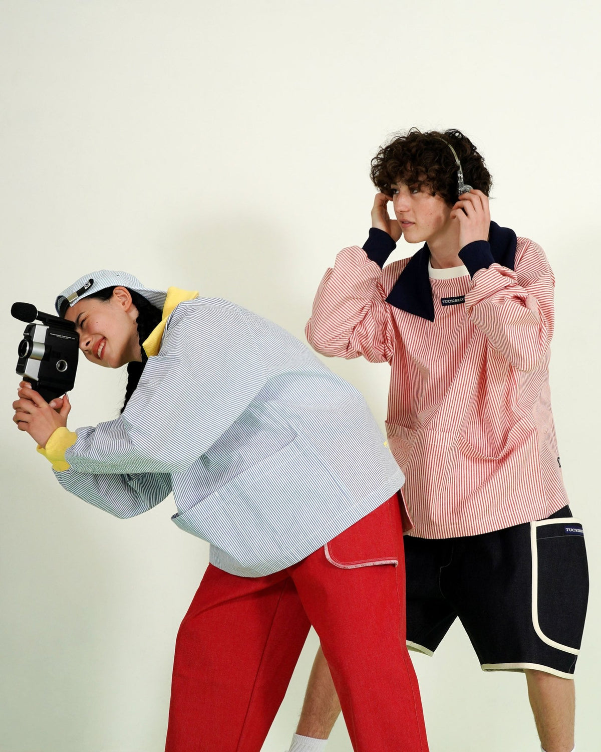 STRIPE COLLAR PULLOVER - TUCKSHOP