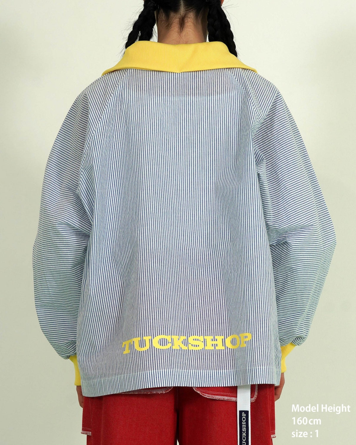 STRIPE COLLAR PULLOVER - TUCKSHOP