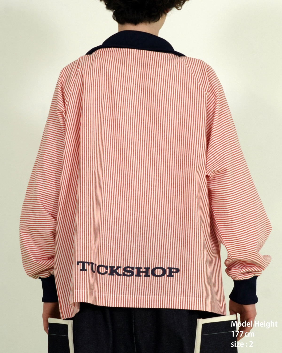 STRIPE COLLAR PULLOVER - TUCKSHOP