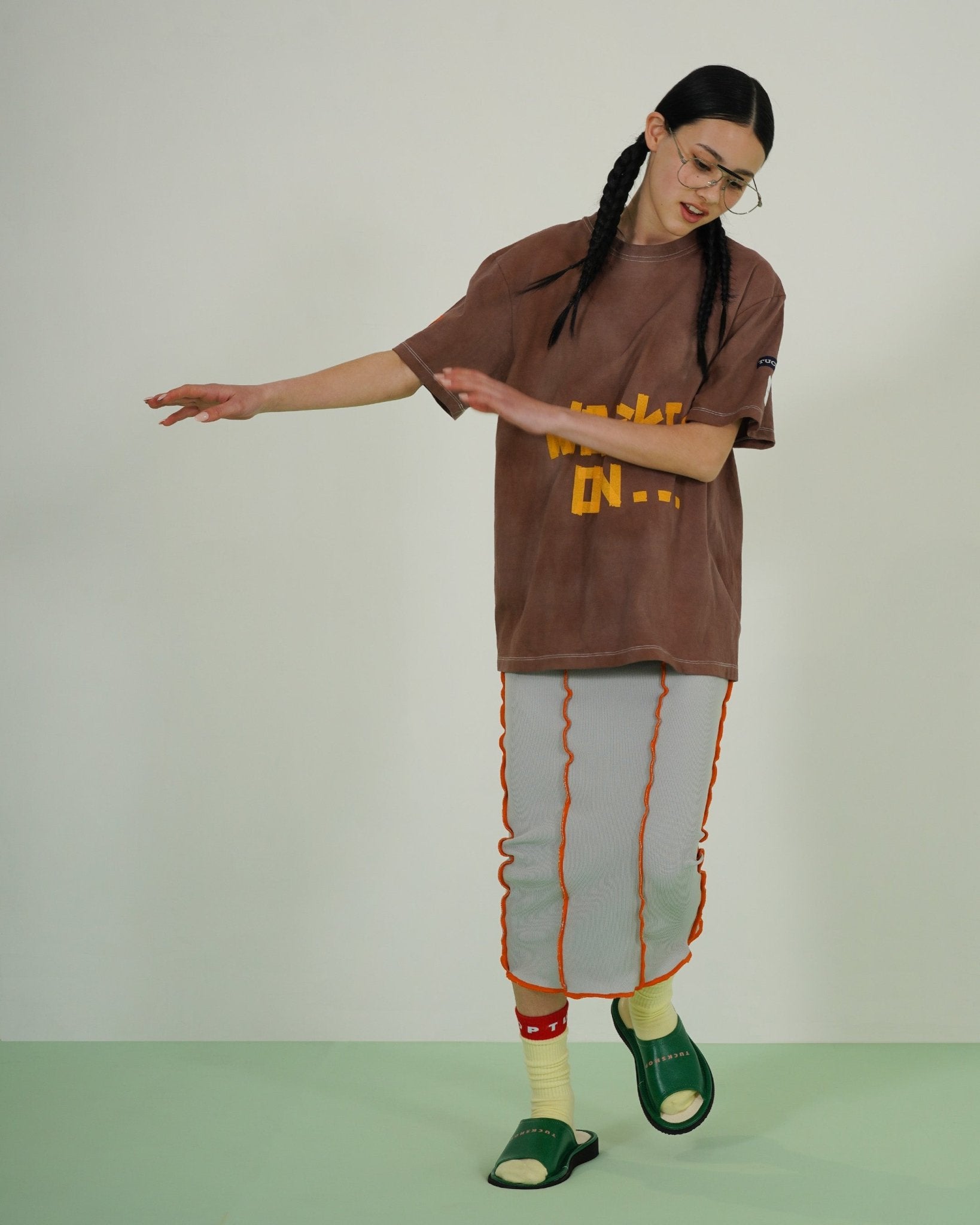 TAPE PRINTED T - SHIRT - TUCKSHOP