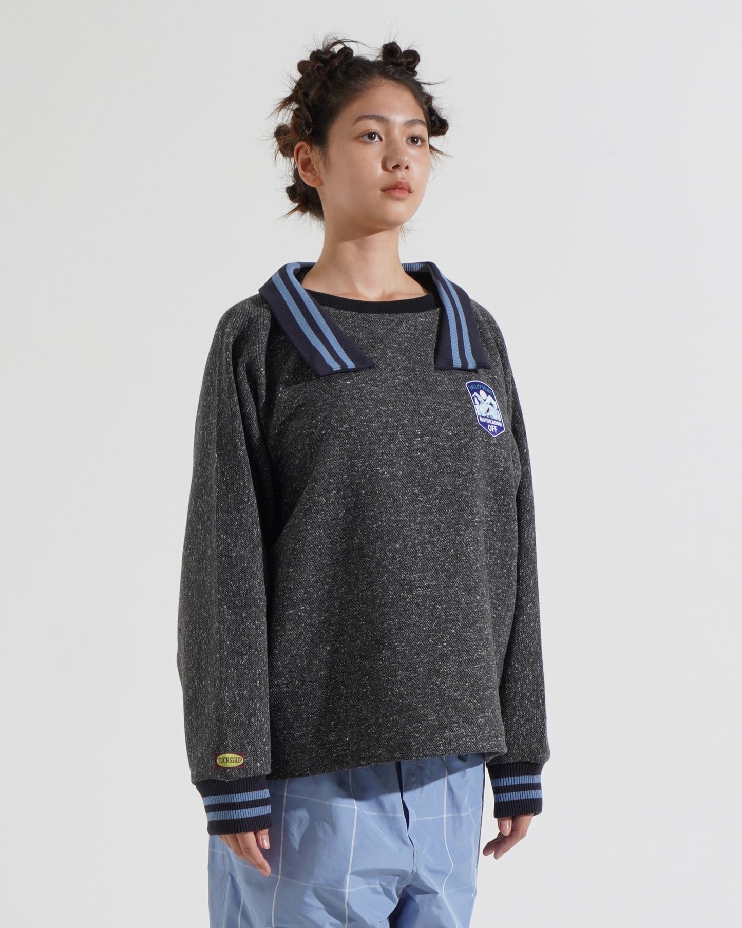 TWEED COLLAR PULLOVER - TUCKSHOP