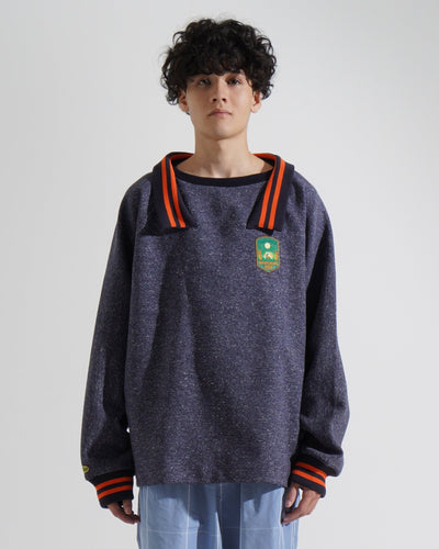 TWEED COLLAR PULLOVER - TUCKSHOP
