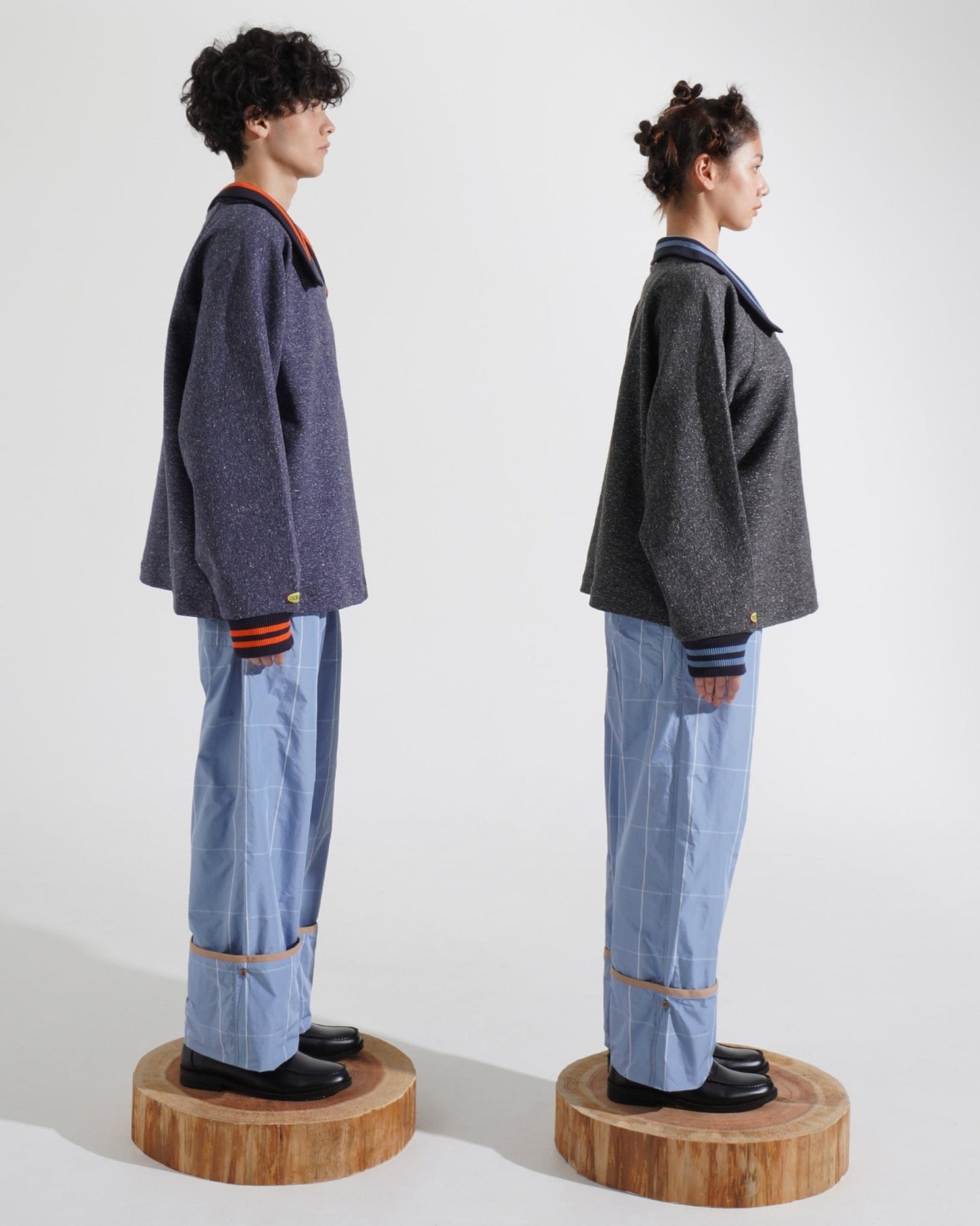 TWEED COLLAR PULLOVER - TUCKSHOP