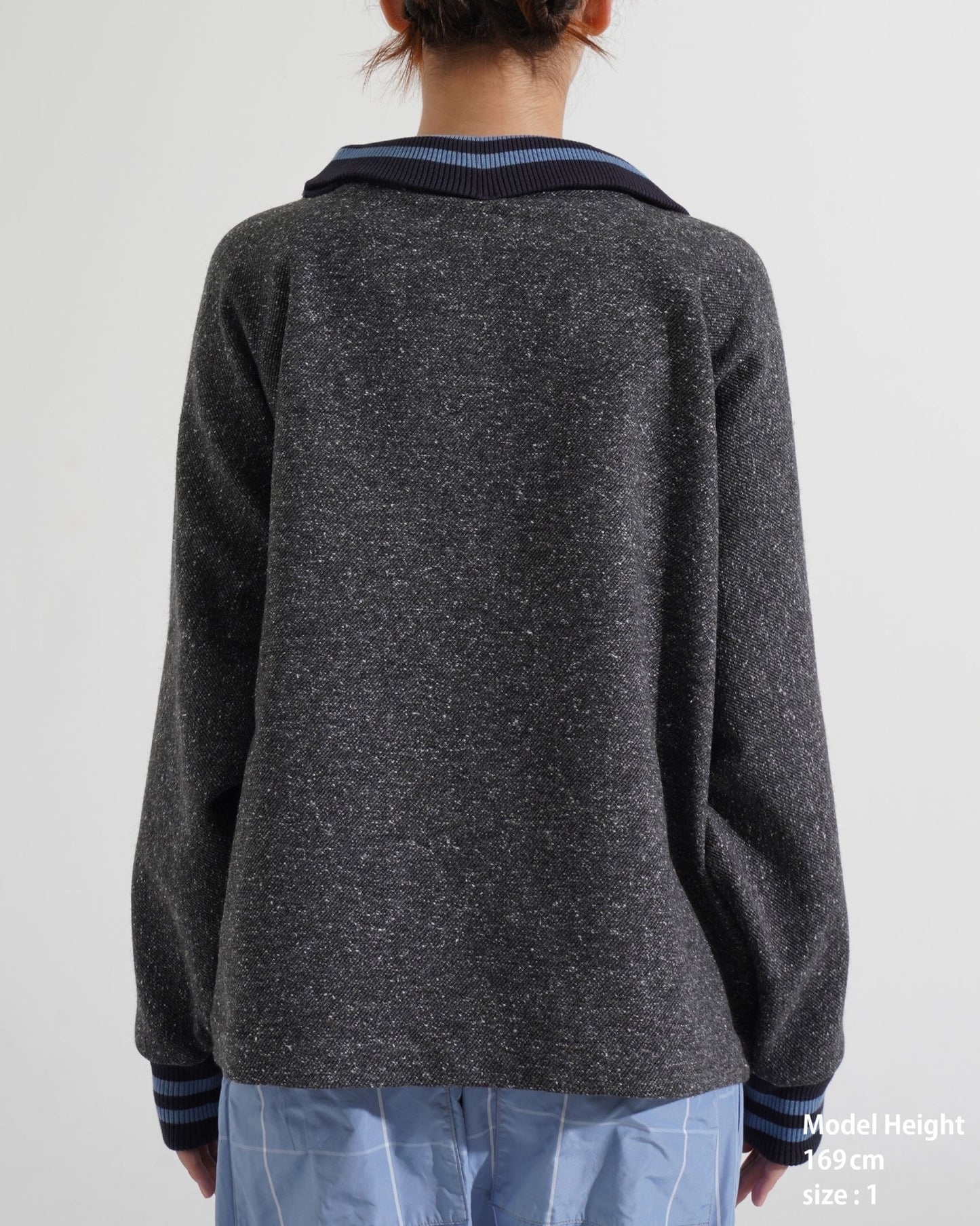 TWEED COLLAR PULLOVER - TUCKSHOP