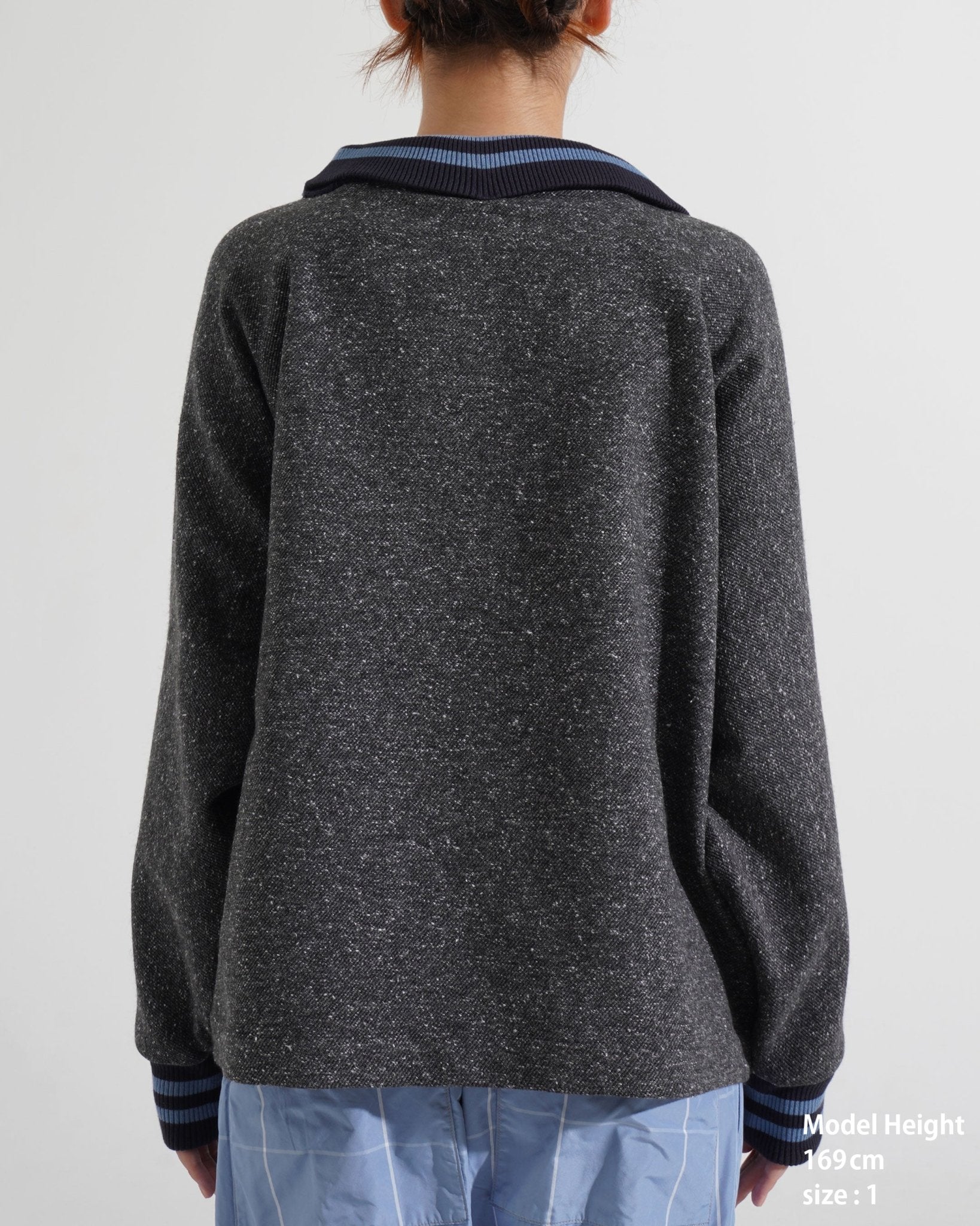 TWEED COLLAR PULLOVER - TUCKSHOP