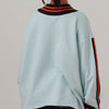 V - NECK SWEATSHIRT - TUCKSHOP
