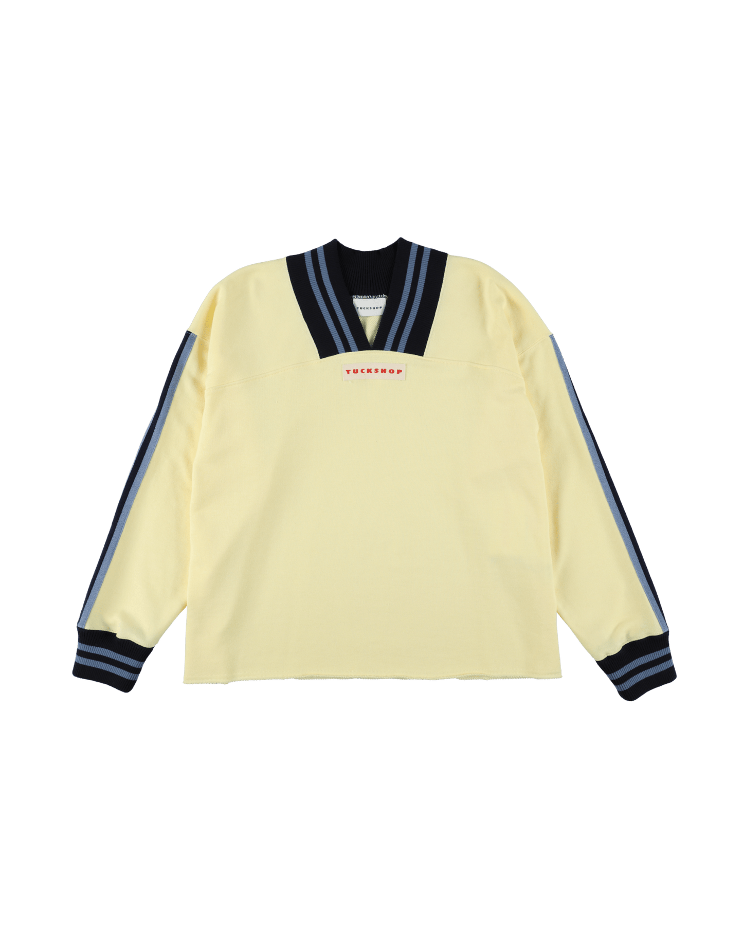 V - NECK SWEATSHIRT - TUCKSHOP