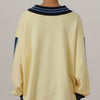V - NECK SWEATSHIRT - TUCKSHOP