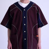 WAFFLE BASEBALL SHIRT / gray & white - TUCKSHOP
