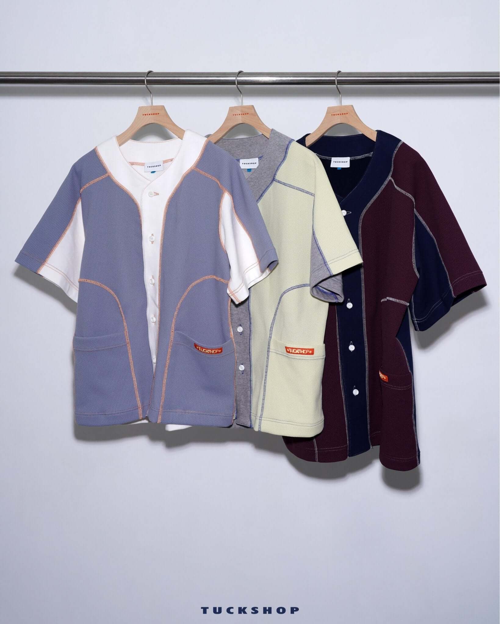 WAFFLE BASEBALL SHIRT｜TUCKSHOP（タックショップ）公式オンラインストア