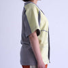 WAFFLE BASEBALL SHIRT / yellow & gray - TUCKSHOP