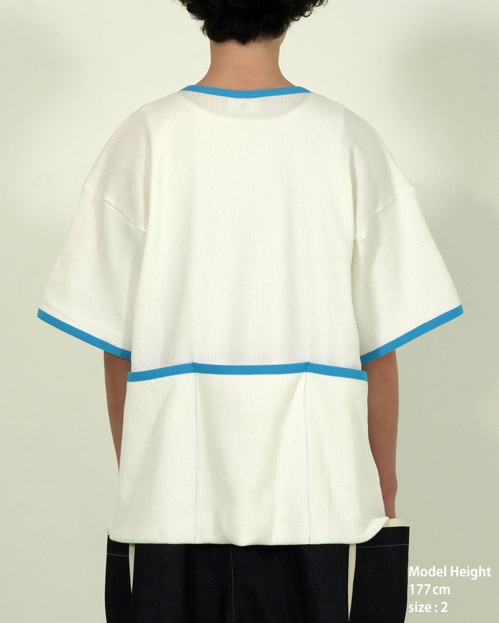WAFFLE PIPING T - SHIRT - TUCKSHOP