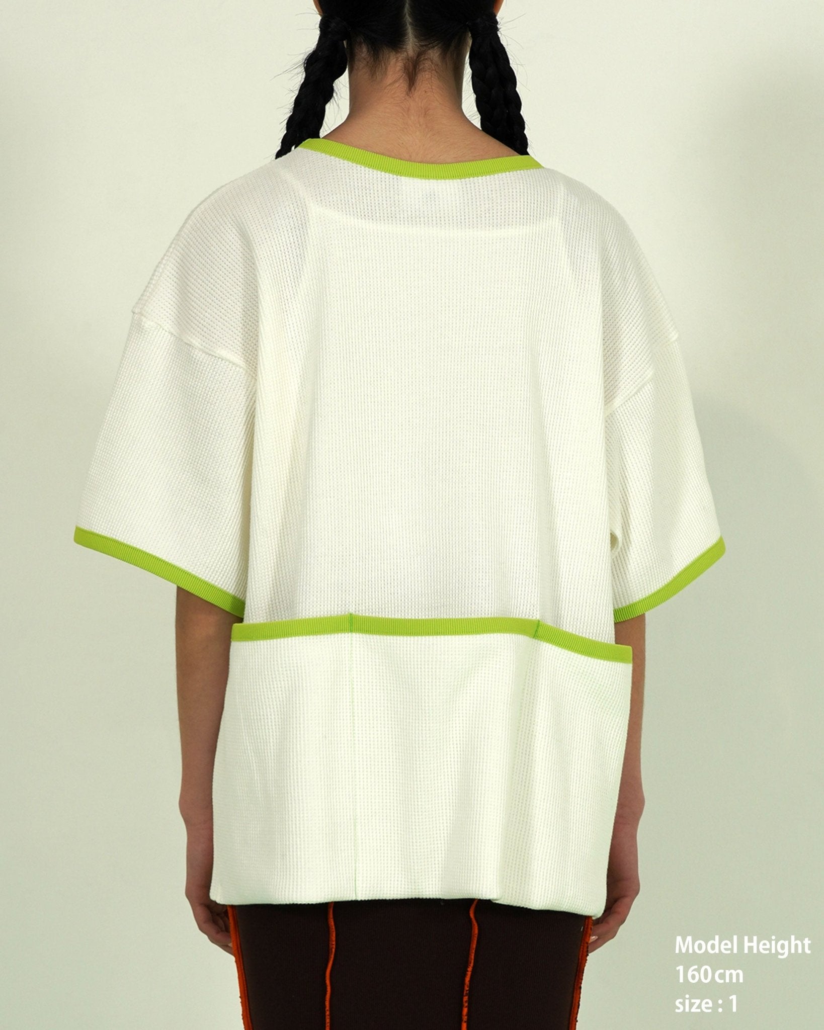 WAFFLE PIPING T - SHIRT - TUCKSHOP