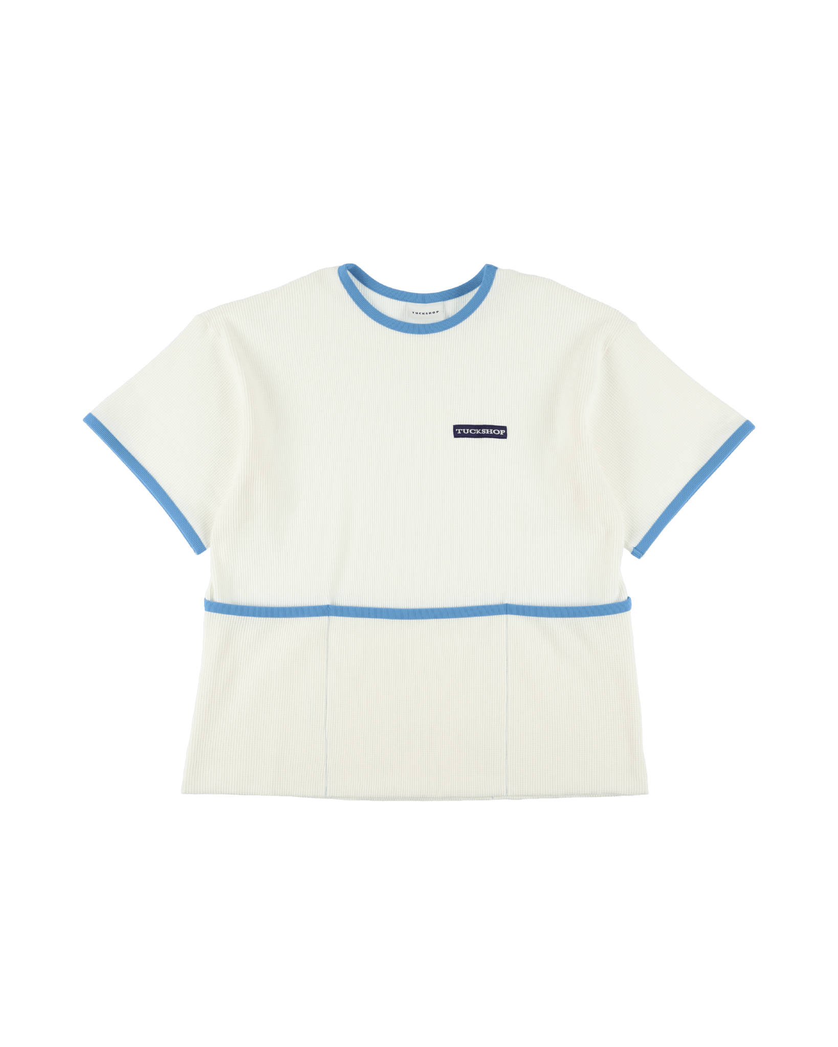 WAFFLE PIPING T - SHIRT - TUCKSHOP