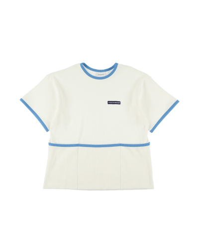 WAFFLE PIPING T - SHIRT - TUCKSHOP